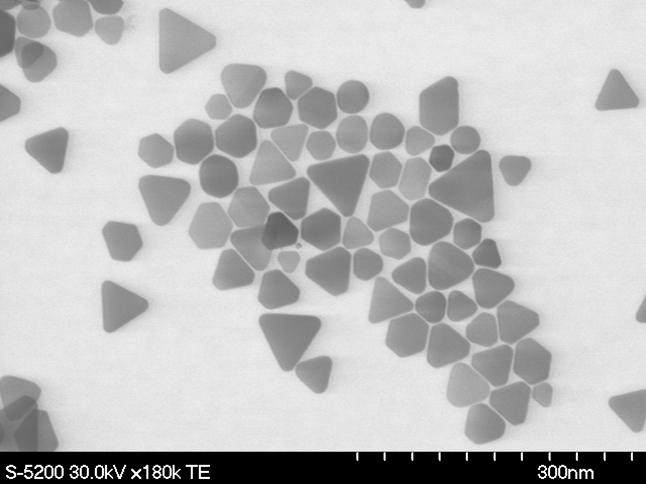Plasmonic Silver Prism Nanoparticles